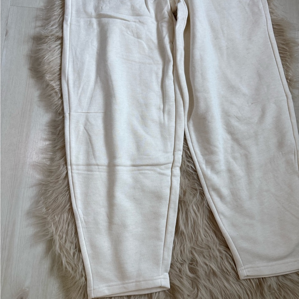 Yogalicious Cream Drawstring Track Pants - Picture 4 of 11